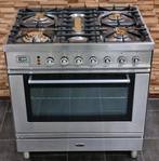 🔥Luxe fornuis Boretti 80 cm rvs 5 pits 1 oven, Witgoed en Apparatuur, Fornuizen, 60 cm of meer, 5 kookzones of meer, Vrijstaand