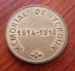 Koperen Gedenkpenning, Memorial van Verdun 1914-1918, Postzegels en Munten, Penningen en Medailles, Overige materialen, Buitenland