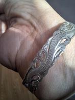 Zilveren Armband met Graveersel, Sieraden, Tassen en Uiterlijk, Ophalen of Verzenden, Gebruikt, Zilver, Zilver