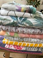 TE KOOP !!  ZEVEN NOG GOEDE DEKBEDHOEZEN MET SLOPEN !, Huis en Inrichting, Gebruikt, Hoeslaken of Sloop, Ophalen of Verzenden
