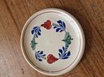 Boerenbont gebaksbordje, Huis en Inrichting, Keuken | Servies, Overige typen, Ophalen of Verzenden, Zo goed als nieuw, Aardewerk