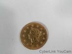 15332 1 dollar 1853 - Amerika Liberty Head, Goud, Ophalen of Verzenden