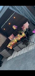 VANDAAG OPHALEN 300€ Tuin set lounge set grijs, Tuin en Terras, Ophalen, Kunststof, Gebruikt, Meer dan 8 zitplaatsen