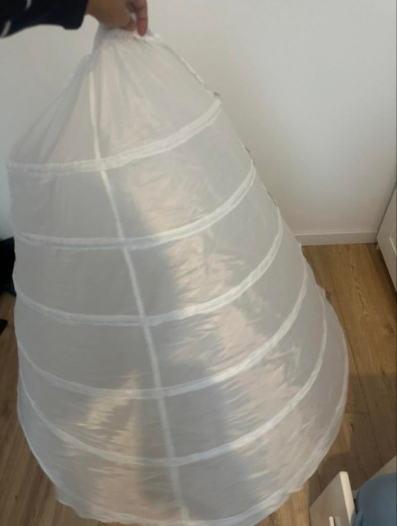 Hoepelrok voor onder trouwjurk, Ophalen of Verzenden, Zo goed als nieuw, Wit, Accessoires
