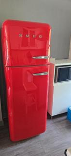 SMEG retro koelkast vriezer combinatie., Ophalen, 200 liter of meer, 160 cm of meer, Zo goed als nieuw