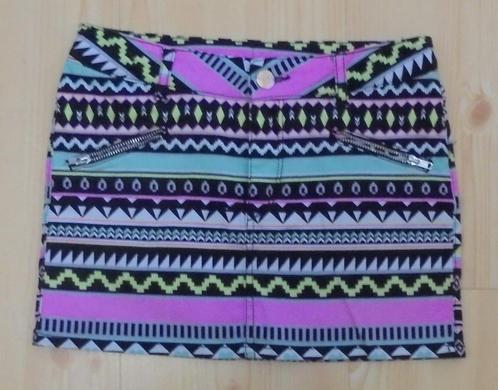 H&M rokje maat 140 met knoopelastiek, voorzakken met rits en, Kinderen en Baby's, Kinderkleding | Maat 140, Gebruikt, Meisje, Jurk of Rok