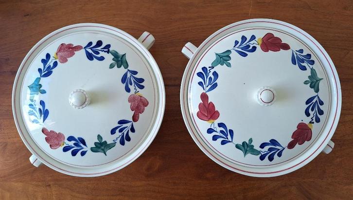 dekschalen, Antiek en Kunst, Antiek | Servies los, Ophalen of Verzenden