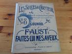 Gounod - faites lui mes aveux - faust, Muziek en Instrumenten, Bladmuziek, Zang, Gebruikt, Klassiek, Ophalen of Verzenden