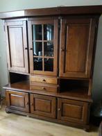 Donker eiken wandmeubel, Ophalen, Gebruikt, 50 tot 75 cm