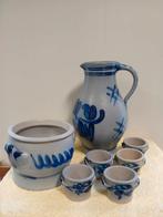 Vintage Keulse Potten, Kan & Zout en Peper Stel, Ophalen