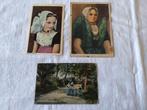 3 OUDE ANSICHTKAARTEN ZEEUWSE KLEDERDRACHT, Ophalen of Verzenden, 1920 tot 1940, Gelopen, Klederdracht