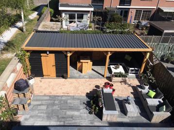 Douglas Overkapping Tuinhuis Veranda Carport Kapschuur  beschikbaar voor biedingen
