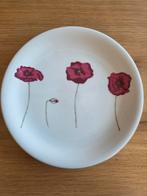Van Cleef bord met klaprozen - 20 cm, Ophalen of Verzenden, Gebruikt