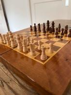 Schaakbord met schaakstenen set schaken chess, Hobby en Vrije tijd, Gezelschapsspellen | Bordspellen, Ophalen of Verzenden