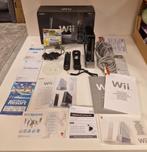 Nintendo Wii Zwart - Compleet met Wii Sports Resort, Ophalen of Verzenden, Met 1 controller