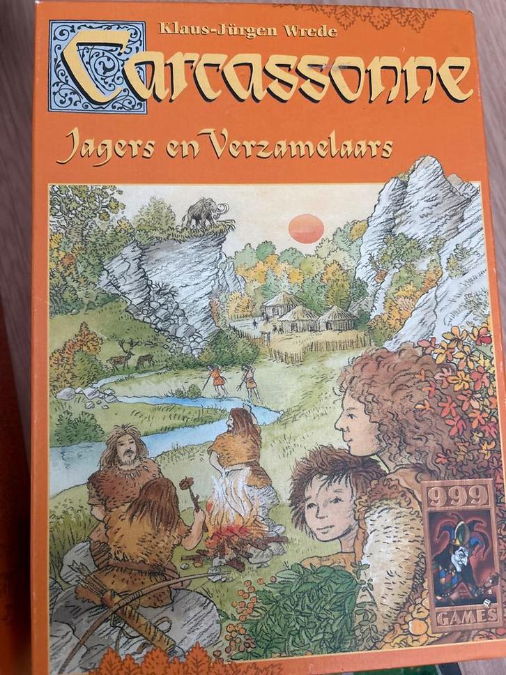 Carcassonne Jagers en Verzamelaars - Bordspel, Hobby en Vrije tijd, Gezelschapsspellen | Bordspellen, Zo goed als nieuw, Een of twee spelers