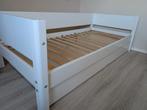 FLEXA eenpersoonsbed met lades (90x200), Ophalen, Eenpersoons, Modern, Hout