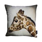 SALE: Sierkussen fluweel JUNGLE GIRAFFE Mars&More, nu €12,50, Mars&More, Platinastraat 100 7554 NB Hengelo, Nederland, Vierkant