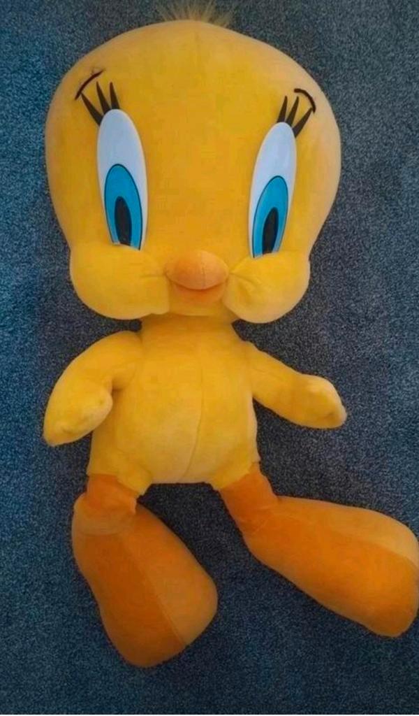 Grote Tweety Knuffel - Looney Tunes, Kinderen en Baby's, Speelgoed | Knuffels en Pluche, Zo goed als nieuw, Overige typen, Ophalen of Verzenden