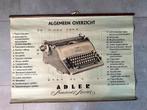 Adler Standard Special - rolposter - schoolplaat typemachine, Ophalen of Verzenden