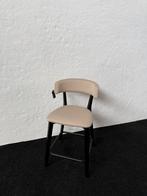 Stijlvolle Stoel - Beige & Zwart, Huis en Inrichting, Stoelen, Bruin, Ophalen of Verzenden, Zo goed als nieuw, Metaal