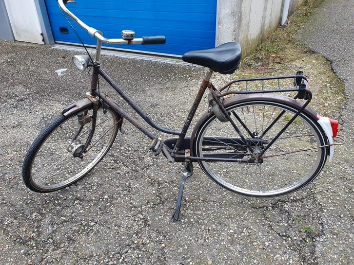Gazelle Damesfiets - Opknapper, Fietsen en Brommers, Fietsen | Dames | Omafietsen, Gebruikt, 53 tot 56 cm, Handrem, Versnellingen