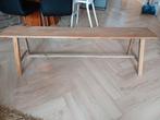Houten bankje voor eettafel, hal of achter bed 150cm, Huis en Inrichting, Stoelen, Ophalen, Zo goed als nieuw, Hout, Eén