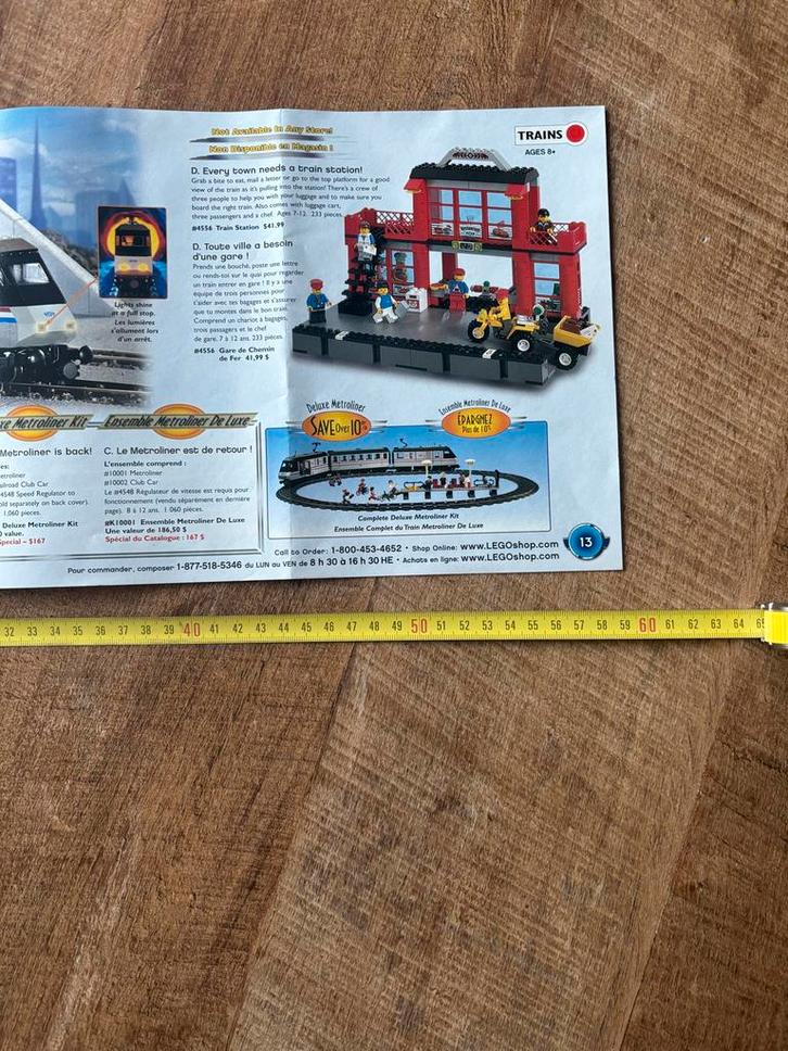 Lego Catalogus - Treinen en Santa Fe €11,-, Kinderen en Baby's, Speelgoed | Duplo en Lego, Gebruikt, Verzenden