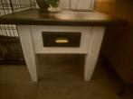 Brocante sidetable, Huis en Inrichting, Ophalen, 50 tot 100 cm, 75 cm of meer, Vierkant