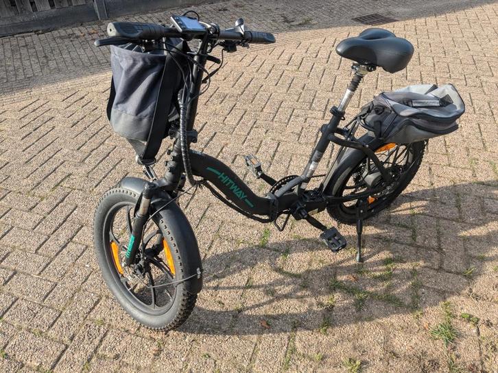 Hitway BK6 - Elektrische vouwfiets / fatbike, Fietsen en Brommers, Elektrische fietsen, Gebruikt, Overige merken, 30 tot 50 km per accu