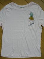 H&M t- shirt licht roze met ananas maat M - nieuw -, Kleding | Dames, T-shirts, Maat 38/40 (M), H&M, Nieuw, Ophalen of Verzenden