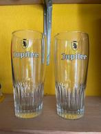 Zes stuks, 6 bierglazen Jupiler, Ophalen of Verzenden, Nieuw, Glas of Glazen, Jupiler