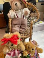 Beertjes (3), Verzamelen, Beren en Cherished Teddies, Ophalen of Verzenden, Zo goed als nieuw, Stoffen beer, Overige merken