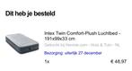 Intex Luchtbed met Ingebouwde Pomp - Comfortabel!, Ophalen, Zo goed als nieuw
