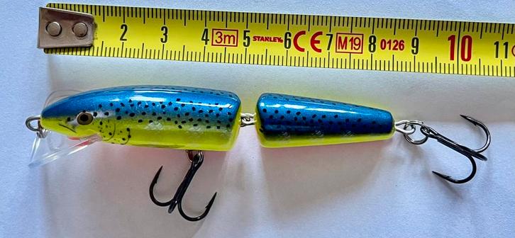 Rapala Scatter Rap Jointed J9 7Gr zie de Foto’s Lees de Adv, Watersport en Boten, Hengelsport | Roofvissen, Gebruikt, Ophalen of Verzenden