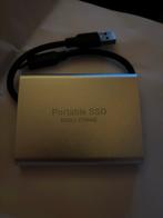 Portable SSD Nieuw - Grijs, Computers en Software, Harde schijven, SSD, Nieuw, Ophalen of Verzenden, Desktop