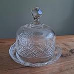 Antieke Kristallen Kaasstolp, Antiek en Kunst, Antiek | Glas en Kristal, Ophalen of Verzenden