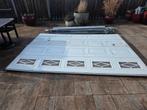 Garagedeur met motor, Gebruikt, Garagedeur, Ophalen of Verzenden, 120 cm of meer