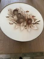 Vintage Taartplateau met Fruitmotief, Ophalen of Verzenden, Zo goed als nieuw
