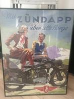 Zundapp ingelijste poster 60 x 80, Nieuw, Ophalen