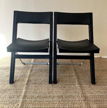 IKEA SENNIK Klapstoel - Zwart & Wit - 3 Stuks - Gammelgaard  beschikbaar voor biedingen