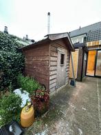 Houten tuinhuis geïsoleerd, Tuin en Terras, Tuinhuizen, Ophalen, Zo goed als nieuw