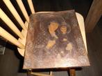 prachtig antiek icoon koperbeslag Maria en kind Russisch, Antiek en Kunst, Ophalen of Verzenden