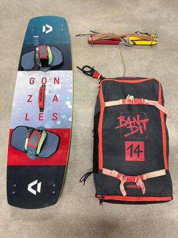 F-One Bandit 14m + Duotone Gonzales 138x41.5 + F-One Bar beschikbaar voor biedingen