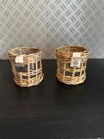 Riviera Maison Theelichten Set, Overige materialen, Beige, Ophalen of Verzenden, Zo goed als nieuw