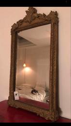 Antieke gouden spiegel, zeer solide en zwaar, Huis en Inrichting, Woonaccessoires | Spiegels, Ophalen, Gebruikt, Minder dan 100 cm