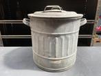Weckketel Brocante Zinken Emmer met deksel, Ophalen, Zo goed als nieuw, IJzer, Met deksel