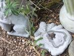 Vogelbad Gietijzer beton brons graniet m/z voet "De Evenaar", Ophalen