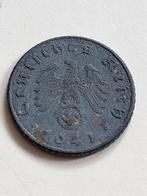 Duitsland Deutsches Reich 5 pfennig 1941 type A hakenkruis, Ophalen of Verzenden, Duitsland