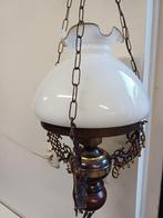 lamp, Huis en Inrichting, Lampen | Hanglampen, Ophalen, Gebruikt, Glas, 50 tot 75 cm
